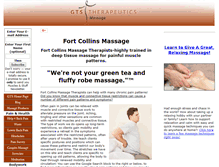 Tablet Screenshot of fortcollins-massage.com